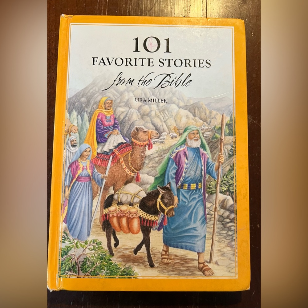101 Favorite Stories from the Bible - Illustrated Hardcover (Yellow Border)
